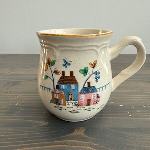Vintage stoneware Heartland farms mug